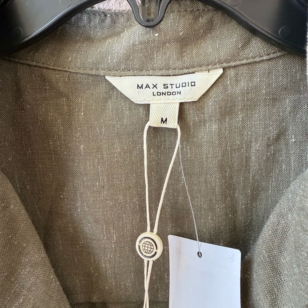 Max Studio Women’s Linen-Blend Jacket Size M - Picture 5 of 12